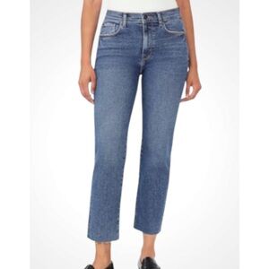 Kensie The Allie Slim High Waist Cropped Blue Jeans Size 10/30